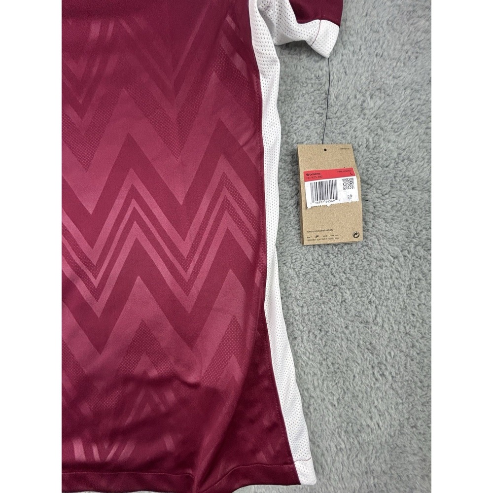 Nike Challenge V Soccer Jersey Shirt Top Womens Large Red White Dri-Fit FD7425 - Picture 5 of 11